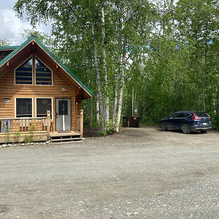 Talkeetna Log Cabin With Hot Tub Unit 1 外观 照片