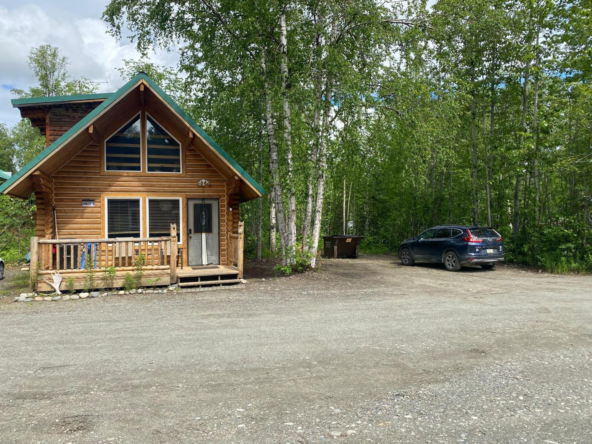 Talkeetna Log Cabin With Hot Tub Unit 1 外观 照片