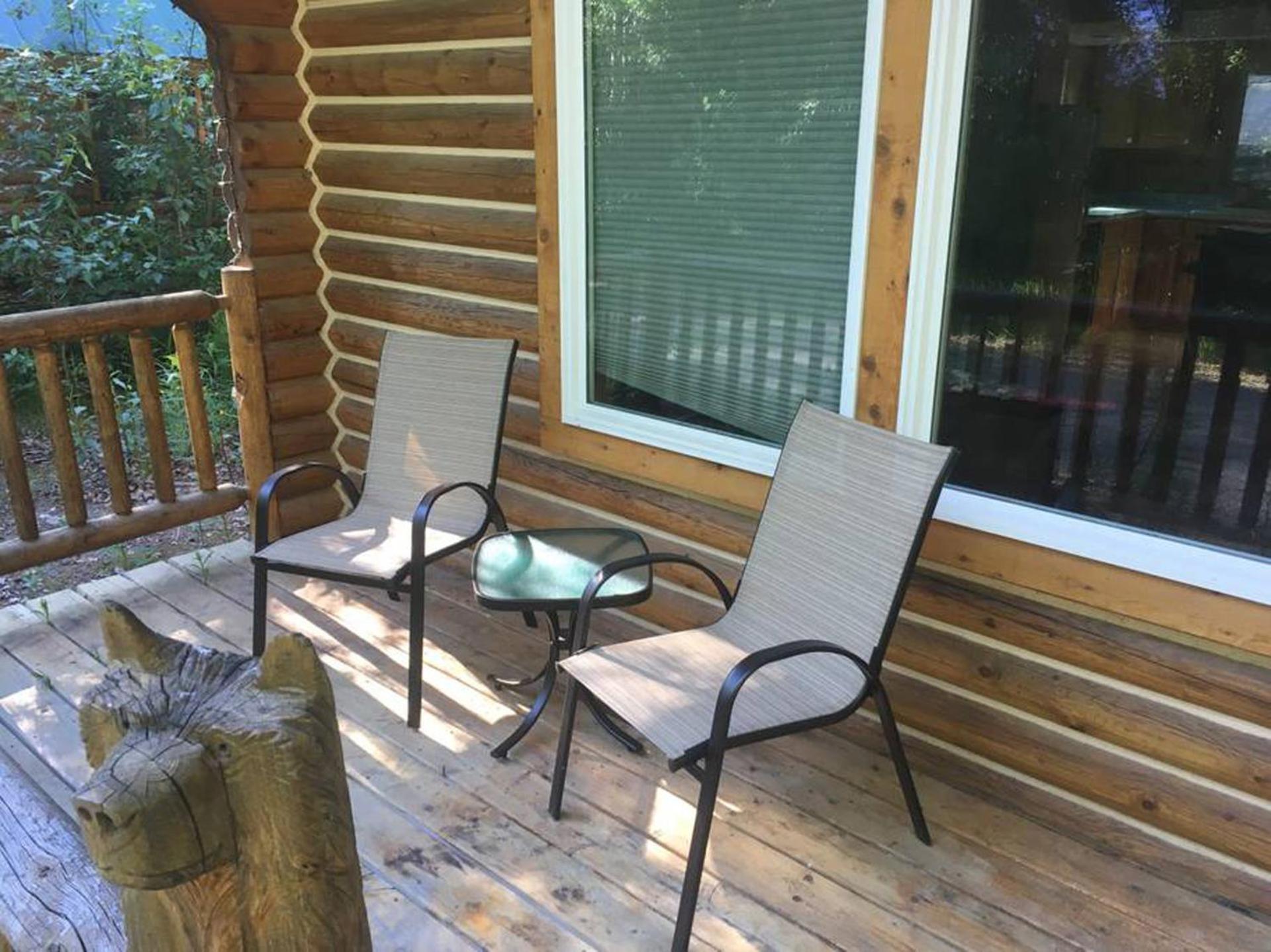 Talkeetna Log Cabin With Hot Tub Unit 1 外观 照片