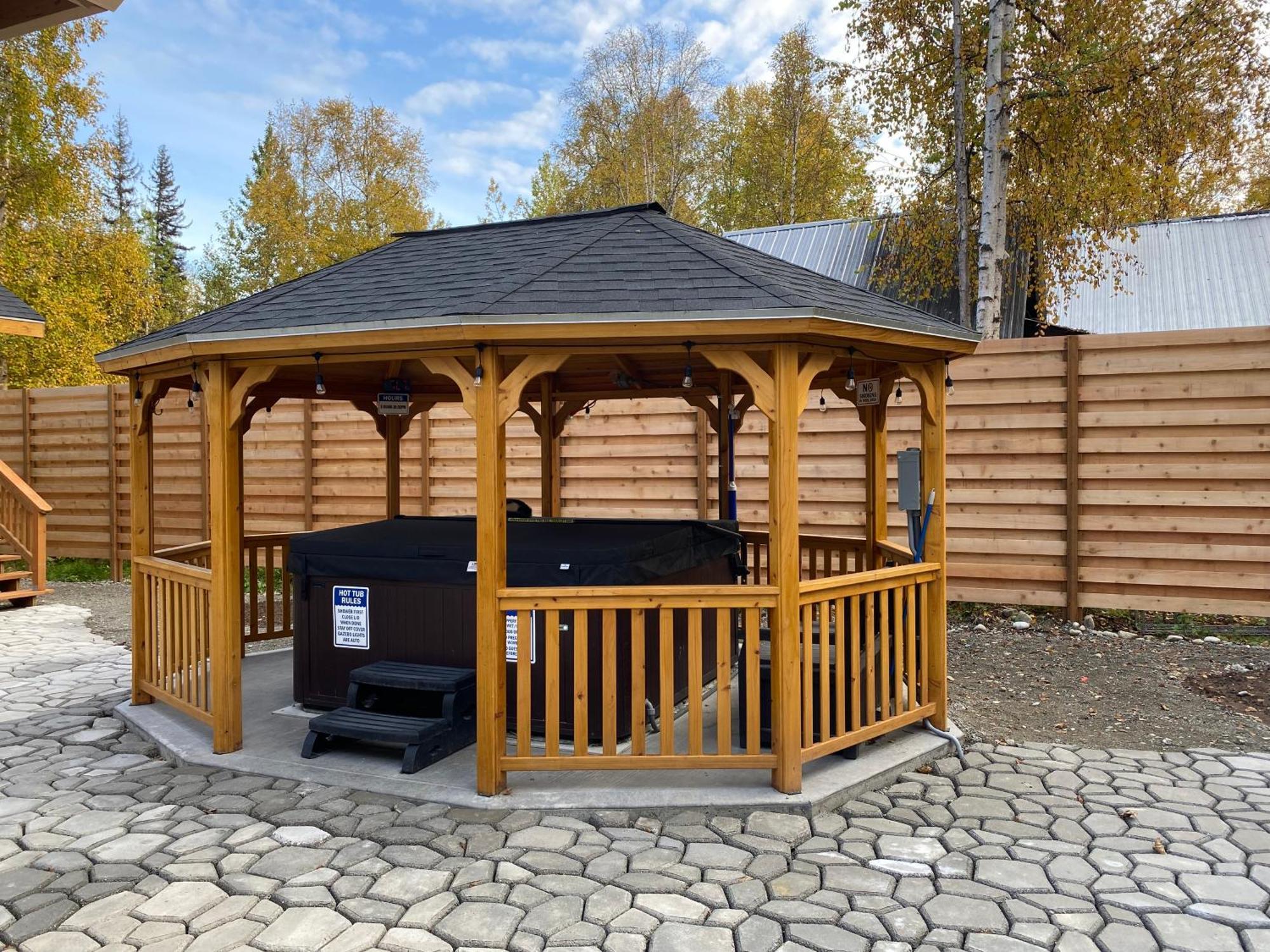 Talkeetna Log Cabin With Hot Tub Unit 1 外观 照片