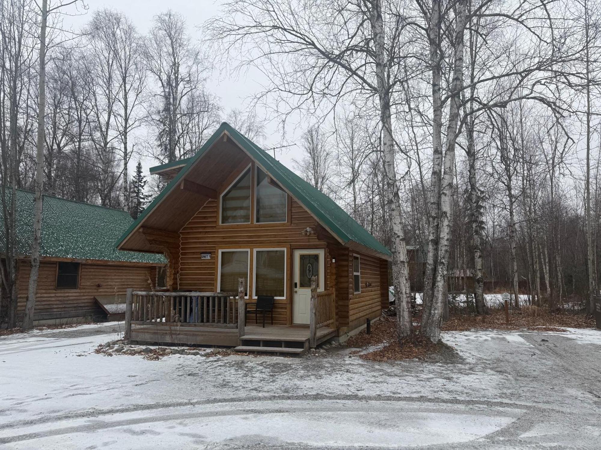 Talkeetna Log Cabin With Hot Tub Unit 1 外观 照片