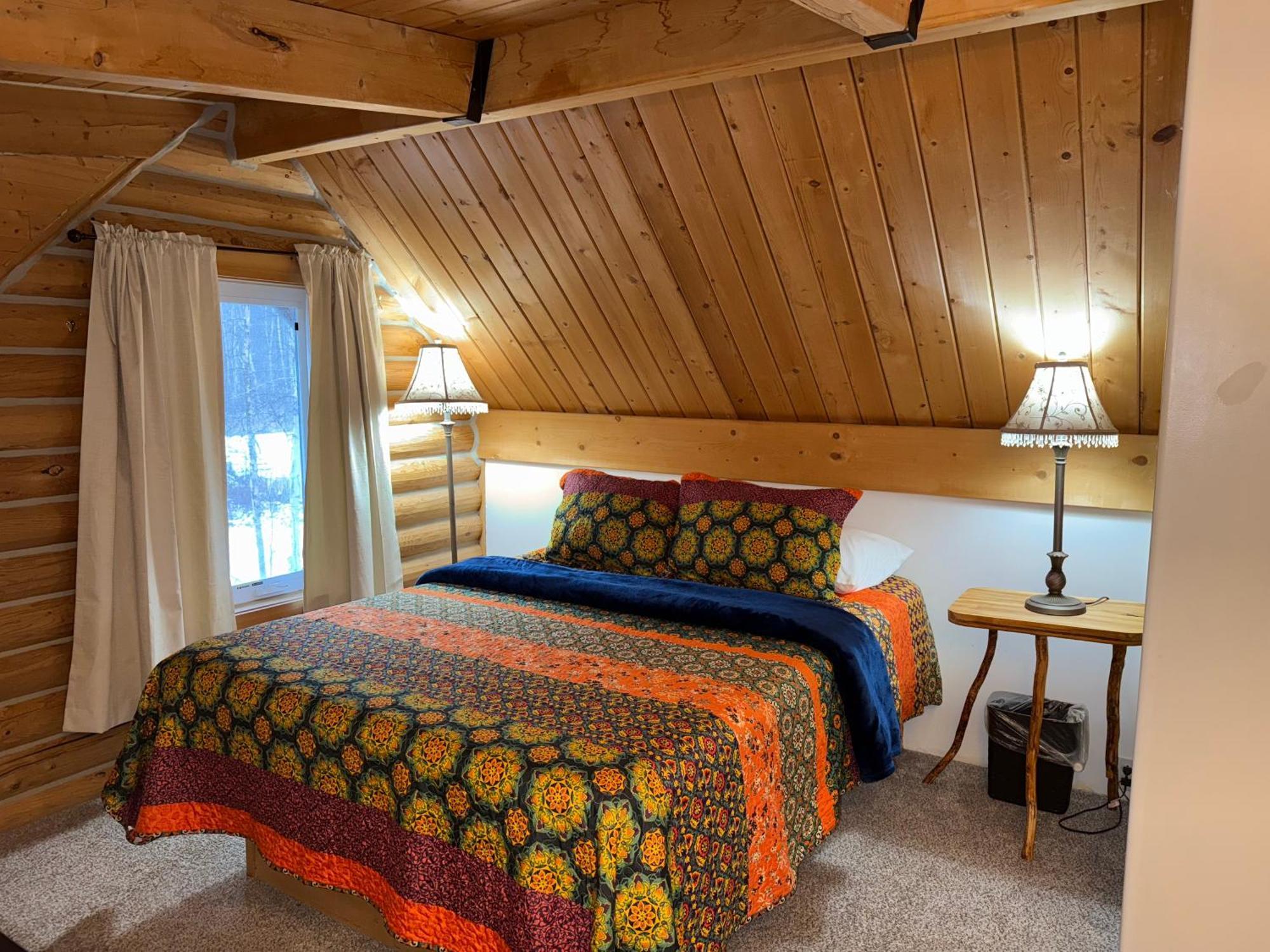 Talkeetna Log Cabin With Hot Tub Unit 1 外观 照片