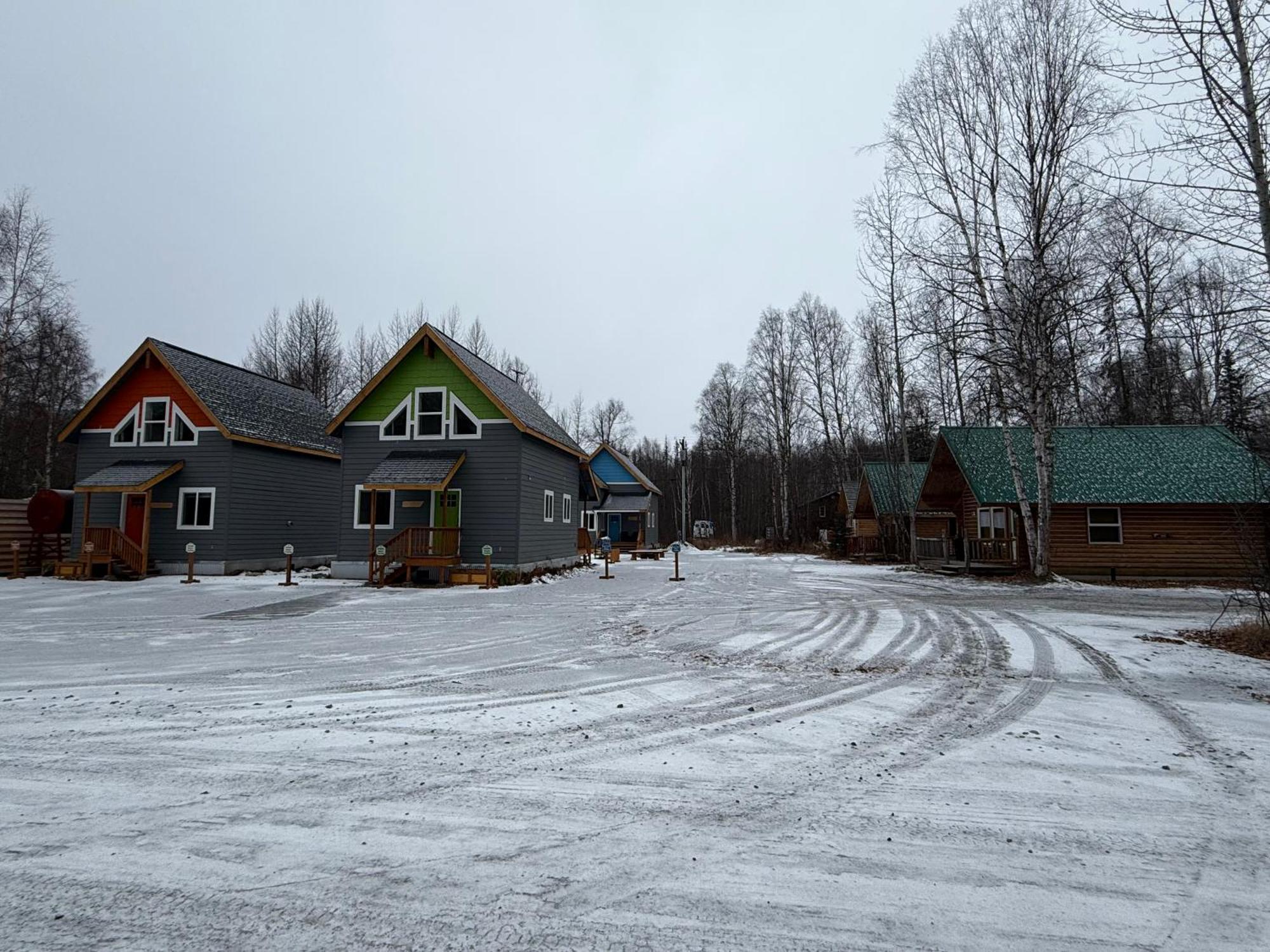 Talkeetna Log Cabin With Hot Tub Unit 1 外观 照片