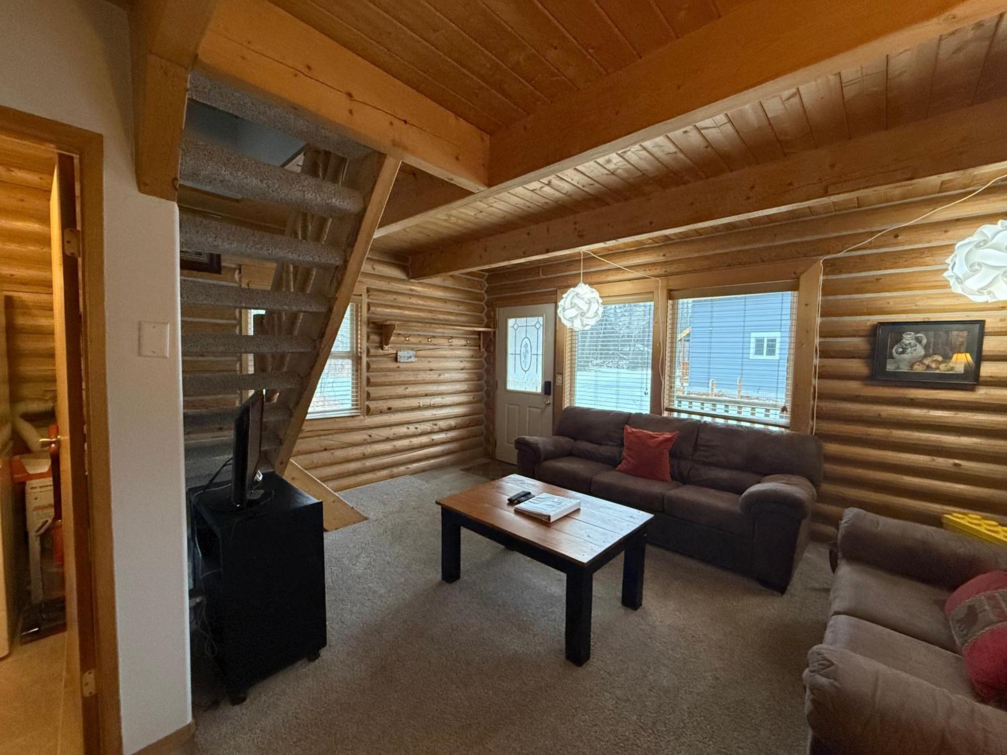 Talkeetna Log Cabin With Hot Tub Unit 1 外观 照片