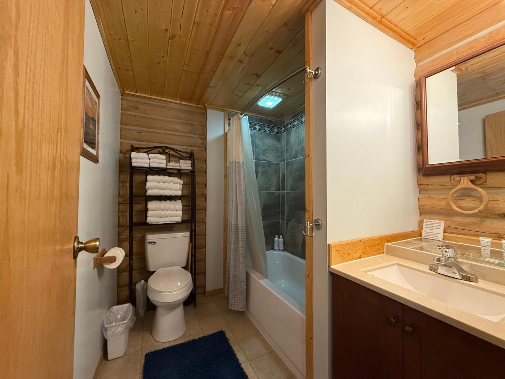Talkeetna Log Cabin With Hot Tub Unit 1 外观 照片
